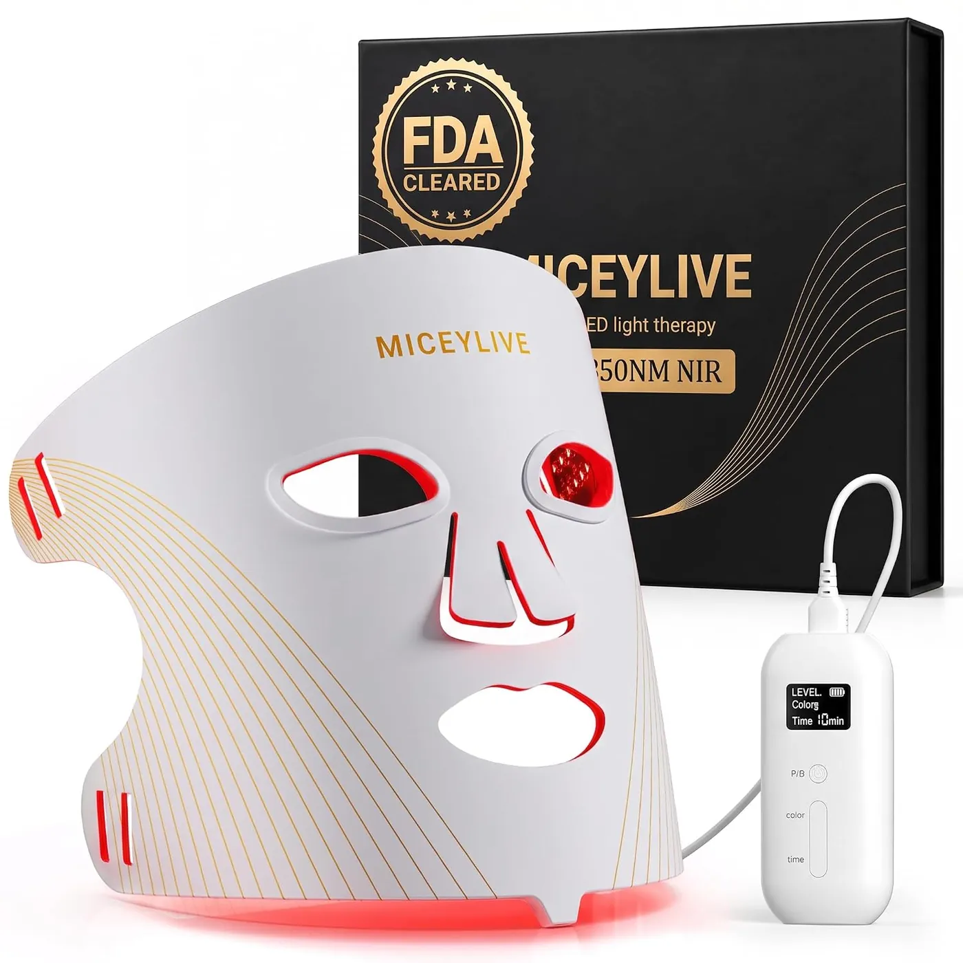 FDA-Cleared Acne Care LED Face Mask