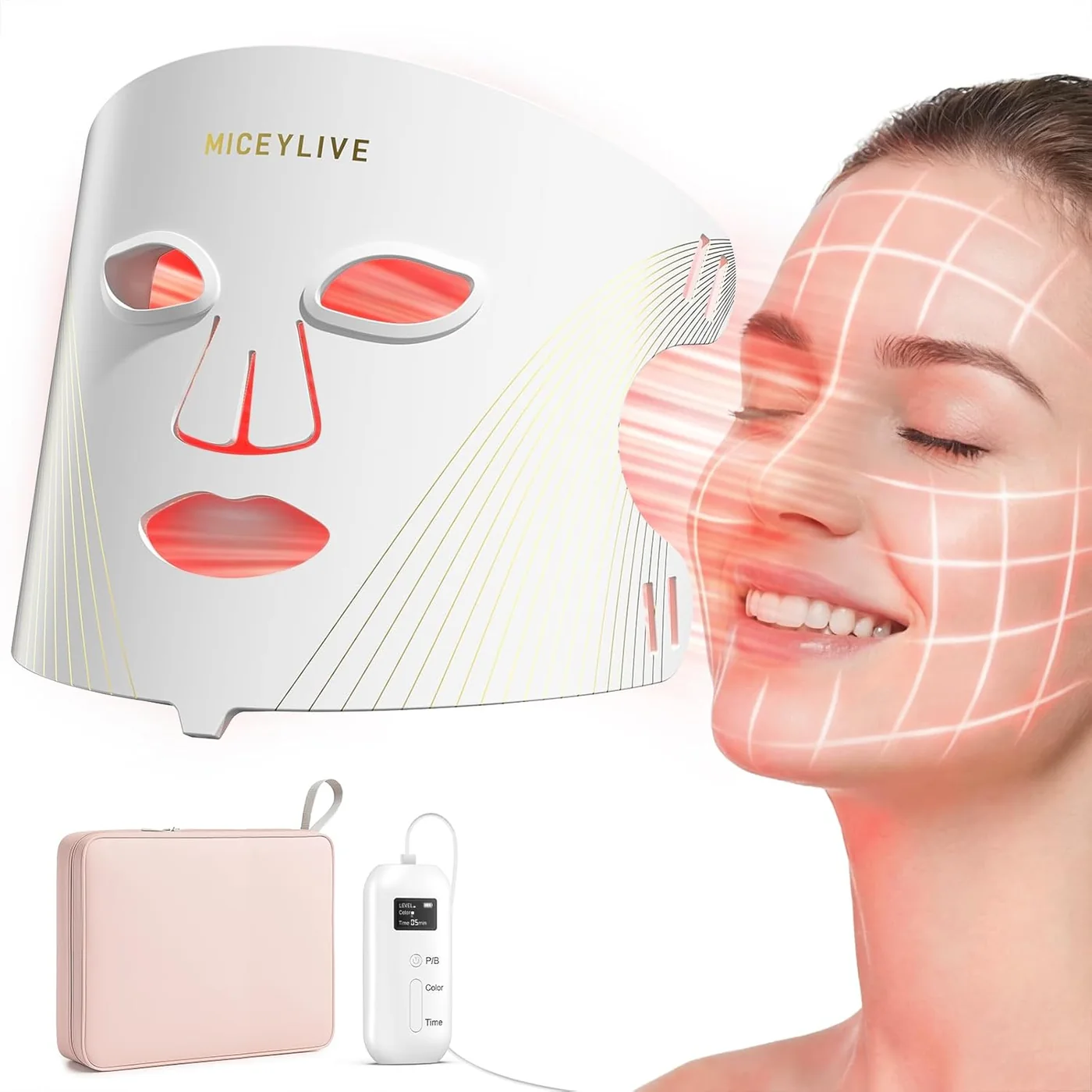 Multi-Wavelength LED Face Mask